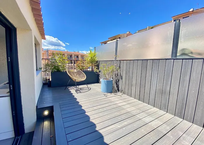 Daire Luxury T3 Scls - Wifi, Clim, Jacuzzi, Centre-ville *