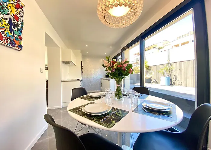 Daire Luxury T3 Scls - Wifi, Clim, Jacuzzi, Centre-ville *