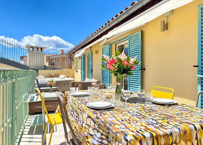Luxury T3 Scls - Wifi, Clim, Jacuzzi, Centre-ville Cannes